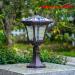 Outdoor Solar Post Light Gate Exterior Pillar Lamp Aluminum Bollard Column Lamp Fence Stigma Light Waterproof IP65 Garden Street Light - Buy Online on GoSupps.com