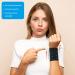 SATINIOR 2 Pairs Compression Wrist Sleeves - Wrist Brace & Support Wraps for Men and Women - Tennis, Tendonitis, Carpal Tunnel Relief - Black, Medium - Buy Online on GoSupps.com
