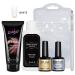 6Pcs/Set PolyGel Set Nail Builder Gel UV LED Quick Dryer Nail Extension Kit Hard Jelly Camouflage Nail Art DIY