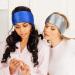 Therwen 8 Pcs Bulk Hair Wrap for Sleeping - Stain Lined Headband for Black Women - Open Head Wrap Cap - Ideal for Sleep and Makeup - Plain Pattern - Buy Online on GoSupps.com
