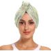 Sea Fish & Turtles Dry Hair Cap - Quick Drying 2 Piece Towel Set with Button Headband Super Absorbent & Soft - Buy Online on GoSupps.com
