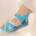 Stronrive Women's Muffin Shoes | Adjustable Flat Casual Hiking Sandals for Beach Shopping & Camping - Buy Online on GoSupps.com