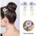 Minkissy) Hair Clip 1 Pair Japanese Style Hair Clips Tassel Flower Kimono Traditional Hairpins Barrette Hair Clamp Bride Hanfu Accessory for Womens Girls (Blue Japanese - Buy Online on GoSupps.com