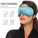 Great White Shark Sleep Mask - Light Blocking Eye Cover with Adjustable Strap for Travel Naps & Work | Comfortable Ocean Design for Men & Women - Buy Online on GoSupps.com