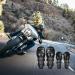 Gute 2-in-1 Knee and Elbow Pads Set for Motorcycle Gear - Adjustable Protector for Motocross, ATV, Skating - Black - Buy Online on GoSupps.com