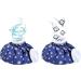 NEWSTYLE Ice Bag 3 Pack - Hot and Cold Reusable Relief Heat Pack for Sports Injuries - Knee, Head, Leg - Deep Blue Snowflake Design - Buy Online on GoSupps.com