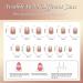 Gradient Brown French False Nails - Short 24Pcs Press On Square Acrylic Tips for Women - Buy Online on GoSupps.com