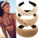 Boho Style 3-Piece Straw Knotted Headbands for Women - Fashionable Twist Knot Hair Accessories - Buy Online on GoSupps.com