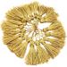 OZXCHIXU (TM) 20PCS Golden Mini Craft Tassels - 5.5cm for Decorative Key Cushion - Buy Online on GoSupps.com