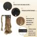Buy Sofeiyan 38cm Curly Ponytail Hair Extensions - Natural Synthetic Wrap Around Brown & Blonde - Buy Online on GoSupps.com