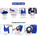 Sukeen Cooling Towel (40x12) for Yoga, Golf, Gym - Soft Microfiber Chilly Towel for Camping, Running, Workout - Dark BlueLight PurpleLight BluePalegreen - Buy Online on GoSupps.com