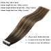 Buy Vario 16 Tape-in Hair Extensions | 20Pcs Seamless Remy Real Hair #1BT6P1B | International Shipping - Buy Online on GoSupps.com