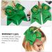 Beaupretty Dress Day Hairpins glitter hair bows Patricks Day decorations party decorations st patricks day dress up girl hair bows Kids Boutique Clips Green Hair Bows wedding child tie St - Buy Online on GoSupps.com