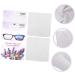 NOLITOY 8-Pcs Glasses Wipes | Reusable Eyeglass Cleaning Cloths & Lens Wipes | Fog-Free Screen Cleaners - 14.5x14cm - Buy Online on GoSupps.com