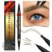 Imethod microblading eyebrow pencil-Eyebrow Pencil 2-in-1 dual-ended eyebrow pencil with 3-tin-micro fork tip applicator & precise brush tip creates natural eyebrows brown 04 brown