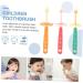 Magiclulu 3ST Oral Care Toothbrush for Babies - Silicone Cleaning Brush for Toddler Teeth - Nano Material Safety - Buy Online on GoSupps.com