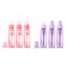 Dr. Brown's Girls' 6 Pack 8 oz. Bottles - 3 (8 oz.) Lavender - 3 (8 oz.) Pink - Natural Flow Lavender and pink