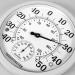 Indoor Outdoor Thermometer Hygrometer - 10 Inch with Large Numbers | 2-in-1 White Thermometer for Terrace & Home - Buy Online on GoSupps.com