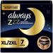 Always ZZZ Overnight Disposable Period Underwear for Women Sz XL 360 Coverage for Worry-Free Nights 7 Count