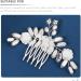Beavorty Hair Comb Hair Accessories for Women Decorative Hair Side Comb Flower Hair Side Comb Rhinestone Bobby Pins Bride Hair Accessories Crystal Vintage Soft Pottery Flower White Miss - Buy Online on GoSupps.com