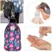 Dual-Sided Hand Sanitizer and Chapstick Holder Keychain with Reusable Bottles - Travel Bag Patterns - Buy Online on GoSupps.com