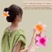 6 Flower Hair Clips - Large Non-Slip Claw Clips for All Hair Types | Perfect Floral Accessories for Women - Buy Online on GoSupps.com