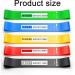 Exercise Bands Resistance Bands for Exercise Set of 5 Elastic Workout Bands for Exercise Training Stretch Training Fitness Pilates Physical Therapy Rehab Yoga with Resistance Bands Carrying Bag - Buy Online on GoSupps.com