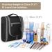 Travel Hanging Toiletry Wash Bag Makeup Cosmetic Organizer for Women (Black (Medium)) B-black - Buy Online on GoSupps.com