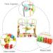 Jacootoys Wooden Motor Skills Loop Roller Coaster - Educational Bead Maze Toy for Babies & Kids | International Shipping - Buy Online on GoSupps.com