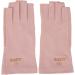 Manicure Gloves UV Protection Stretchy Breathable Fingerless Fiber Cotton Nail Lamp Gloves for Home Salon(Pale Pinkish Gray) - Buy Online on GoSupps.com
