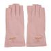 OKJHFD Manicure Gloves UV Protection Stretchy Breathable Fingerless Fiber Cotton Nail Lamp Gloves Gel Manicure Gloves Hand Skin Protection BLocking for Home Salon (Pink2)