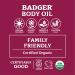 Buy Badger Company Damascus Rose Body Oil - 4 fl oz (118 ml) | Nourishing Skincare - Buy Online on GoSupps.com