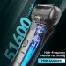 Buy Kensen Men's Double Speed Foil Electric Razor - Wet/Dry IPX6 Waterproof Shaver with Pop-up Trimmer Cordless & Rechargeable - Best Electric Razor for Men - Buy Online on GoSupps.com