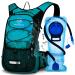 Mothybot Hydration Pack, Insulated Hydration Backpack with 2L BPA Free Water Bladder and Storage, Hiking Backpack for Men, Women, Kids for Running, Cycling, Camping - Keep Liquid Cool up to 5 Hours Emerald