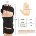 Premium Stroke Resting Hand Splint - Right & Left with Finger Separator | Night Immobilizer Wrist & Finger Brace for Carpal Tunnel Pain Sprain Fracture & Tendonitis (Black - Buy Online on GoSupps.com