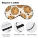 Cookie Realistic Food Sleep Mask - Adjustable Elastic Strap for Women Men - Travel & Yoga Blindfold - Buy Online on GoSupps.com