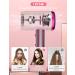 PRITECH 1875W Ionic Hair Dryer - Professional Portable Blow Dryer with Concentrator Nozzle & Hot/Cool Settings - Quiet & Powerful - Ideal for Travel - Pink - Buy Online on GoSupps.com