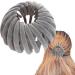 Birds Nest Hair Clip - Velvet Expandable Bun Fixed Hair Claw | Retractable Ponytail Holder Hairpin Buckles Hair Bun Maker Bun Clip Accessories for Women and Girls Tosier Light Gray - Buy Online on GoSupps.com