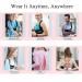 Back Posture Corrector Brace - Adjustable Upper Back Support for Pain Relief | Unisex Chest Support (Black Medium - Buy Online on GoSupps.com