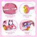 Yellcetoy Musical Bus - Sensory Baby Toys Gift for Girls 1 Year+ | Motor Skills & Educational Toys for 12-18 Months | Pink Rassel Wheel & Xylophonous Motor Cubes - Buy Online on GoSupps.com