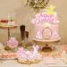Dancing Cake Toppers Happy Birthday Cake Toppers with Dancing Cupcake Toppers Dancing Cake Table Party Decorations for Kids Dancing Theme Birthday Party Decor Favors Supplies Pink Dancing - Buy Online on GoSupps.com