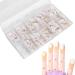 200 Pieces White Nail Tips for Practice & Training | DIY False Fake Nail Manicure Tools for Beginners - Buy Online on GoSupps.com