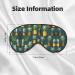 Tropical Fruit Paradise Print Unisex Sleep Mask | Double-Sided Eye Mask for Sound Sleep & Skin Care | Shop Internationally - Buy Online on GoSupps.com