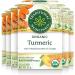Traditional Medicinals - Organic Turmeric with Meadowsweet and Ginger Herbal Tea (Pack of 6) - Traditionally Used To Relieve Inflammation And Aid In Digestion - 96 Tea Bags Total Tea Tumeric with Meadowsweet and Gigner 16 Count (Pack of 6)