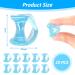 Bunion Corrector Gel Toe Separators - 10Pcs Silicone Protectors for Men & Women | Toe Spacers for Rubbing Relief & Pressure Prevention - Clear Blue - Buy Online on GoSupps.com
