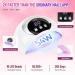Gel Polish Kit with UV 72W LED Lamp - Glitter Red & Pink Soak Off Glossy Matte Top/Base Coat Nail Art Starter Kit (Beige/Red) | International Shipping - Buy Online on GoSupps.com