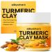 Turmeric Clay Mask (4.23 Oz) Vitamin C Clay Mask with Turmeric Turmeric Face Mask with Kaolin Clay & Turmeric for Deep Clean Dull Skin Skincare Mask for Controlling Oil & Refining Pores