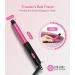 Mini 3/4 Inch Ceramic Curling Iron for Short Hair - Dual Voltage, Infused with Keratin & Argan Oil, Travel Size with Storage Bag - Buy Online on GoSupps.com