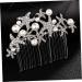 HONMEET Wedding Hair Comb Hair Pearls Hair Teasing Comb Hair Combs for Women Comb for Bridal Wedding Headpiece for Bride Hair Comb for Bride Halloween Hair Comb Rhinestone Hair Comb Tiara - Buy Online on GoSupps.com