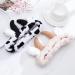 Hofar Face Wash Headband with Cow Horns | Cartoon Cute Hair Accessories - Black - Buy Online on GoSupps.com